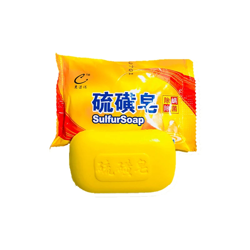 

Manufacturers custom Shanghai Sulfur Soap high Efficient anti itching,dandruff,acne soap for Skin care,Bath soap bubbles, Yellow