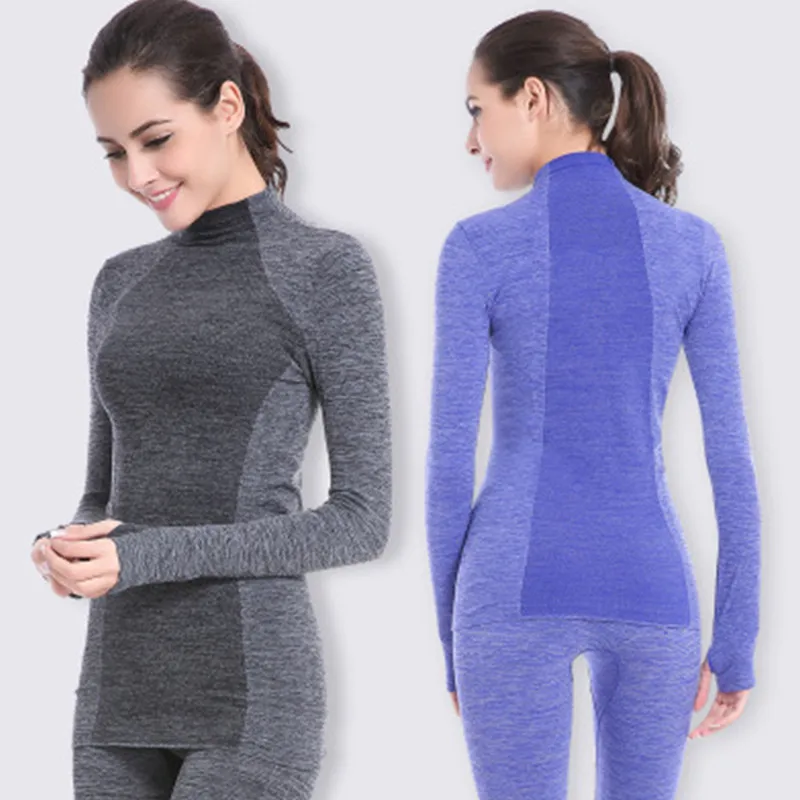 

New Brand Tracksuit Thermal Underwear Women Winter Fast Dry High Elastic Long Underwear Heat Pack Women Warm Two Piece Set