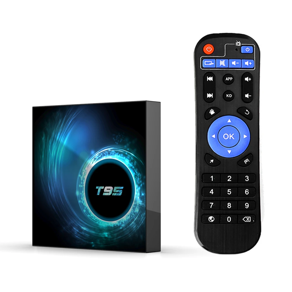 

TV Box Android 10 4G 64G Support 6K 30FPS YouTube Play Voice Assistant LEMFO T95 H616 Smart Set Top Box 2020 3D