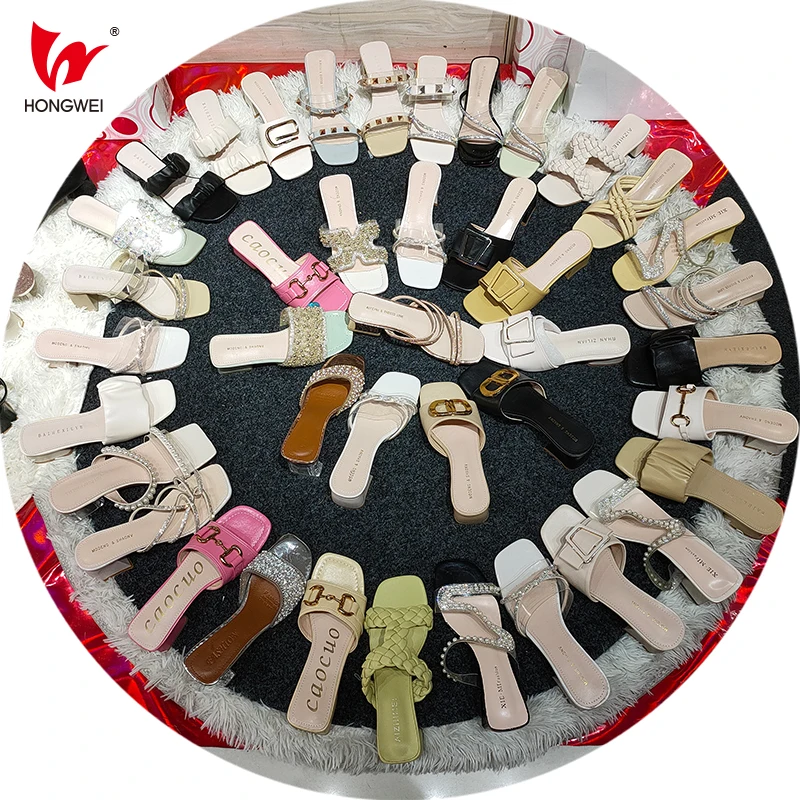 

Hot sale bulk Wholesale Women Sandals Sexy High Heels Ladies Platform Sandals pu strap sandal women fashionable heel slipper, Mixed