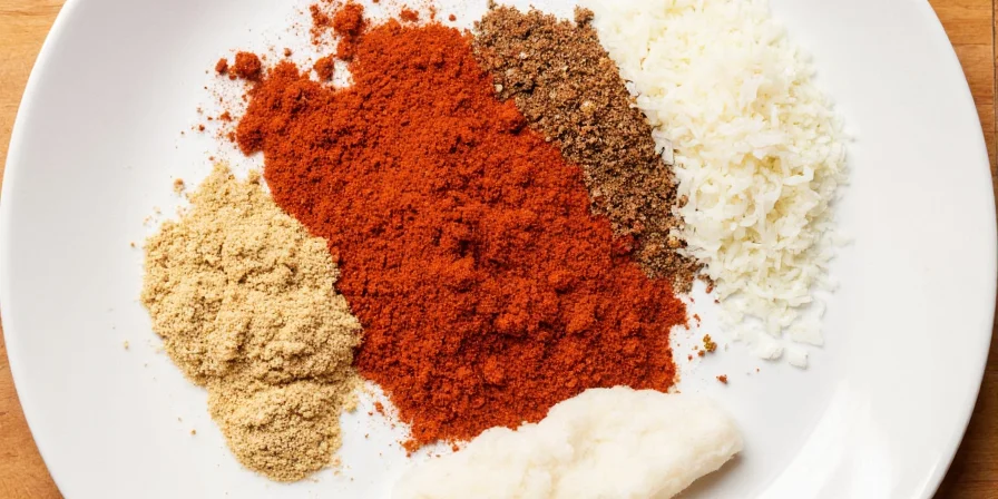 Comparison chart of each spice's flavor profile