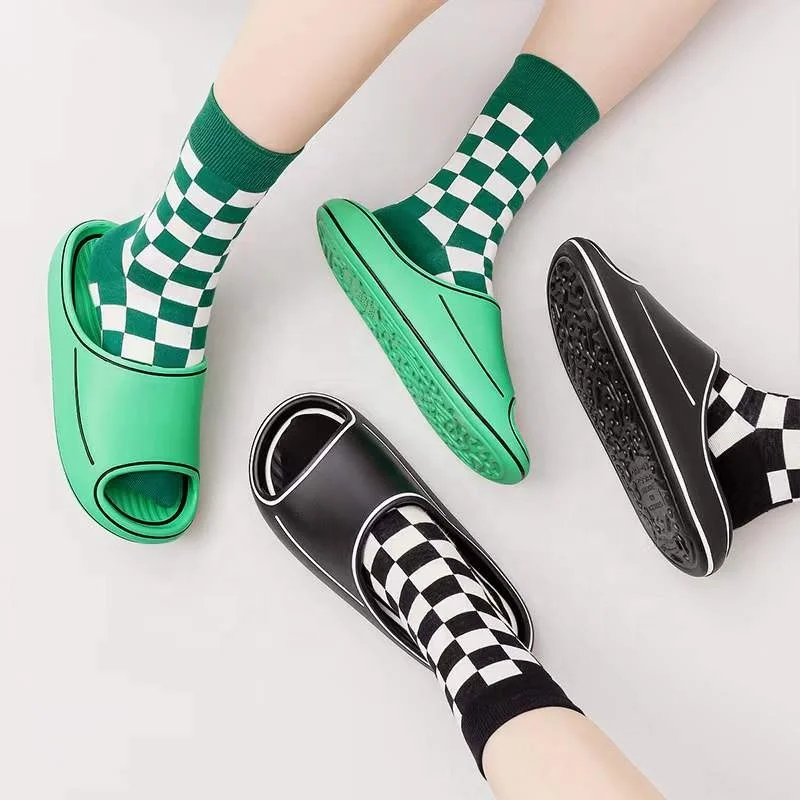 

Shower Shoes Men Women Non Slip Supper Soft Open Toe House Slippers Shower Sandals Outdoor Slippers for Women and Men, Yellow, green, black, grey, pink, beige