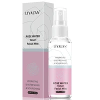 

Rose water with organic soothing Witch Hazel and Aloe Vera, Alcohol Free, private label bulk facial skin toner for face