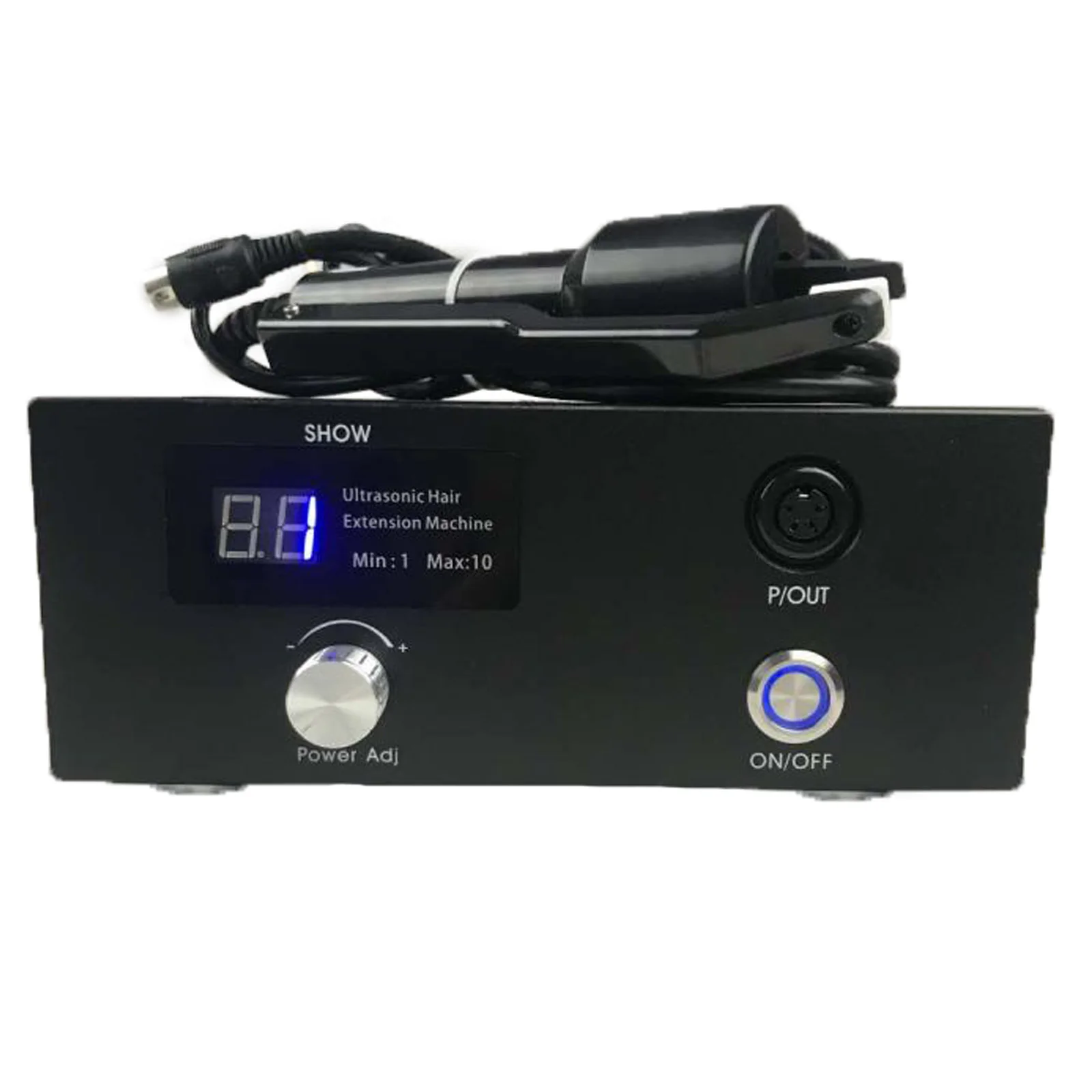 

Ultrasonic hair extension machine With ONE hand, Black
