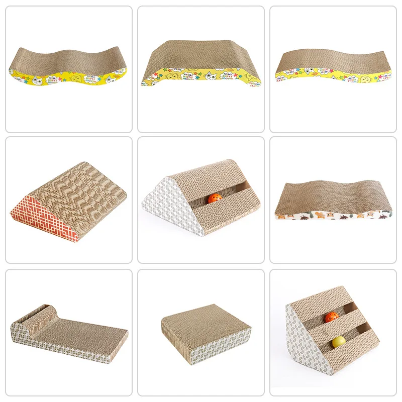 
cat scratching board cat toy paper design scratch post 