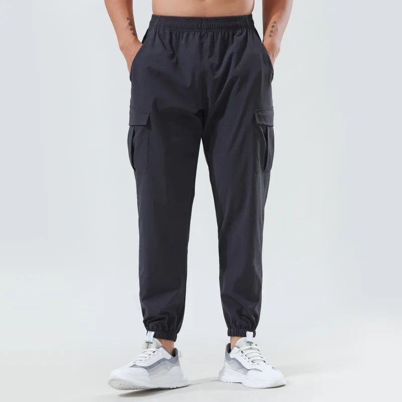 Xsunwing OEM ODM Men Casual Fashion Simple Nine-point Pants Loose Quick-dry Sweatpants Cargo Sports Pants Men's Trousers MSJ2920