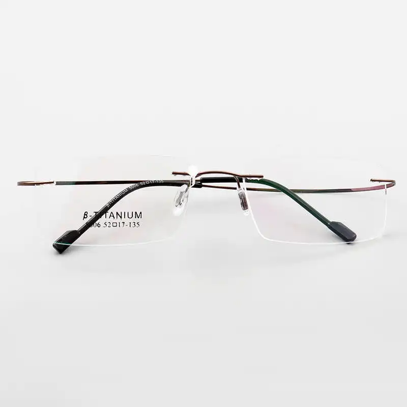 

Mens Japanese Rimless Glasses Frames Myopia Optical Frame Ultra-light Cheap Frameless Eyeglasses Spectacle Frames, Avalaible