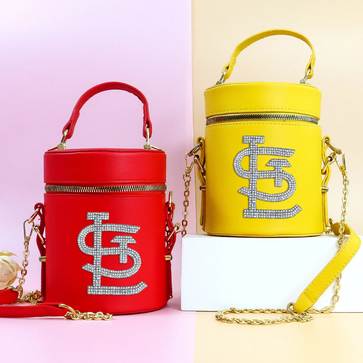 

Fashion clutches and evening bags ladies set bucket shoulder handbag jelly purse set 2021, 7 colors