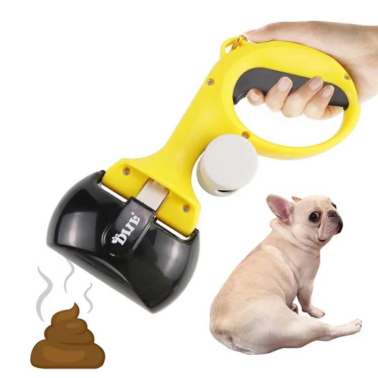 

pooper scooper for dogs and Pet Outdoor Cleaning Tool Dog Poop Scooper Poop Picker With Poop Bag Dispenser Wholesale 2021, Red,blue,yellow,black