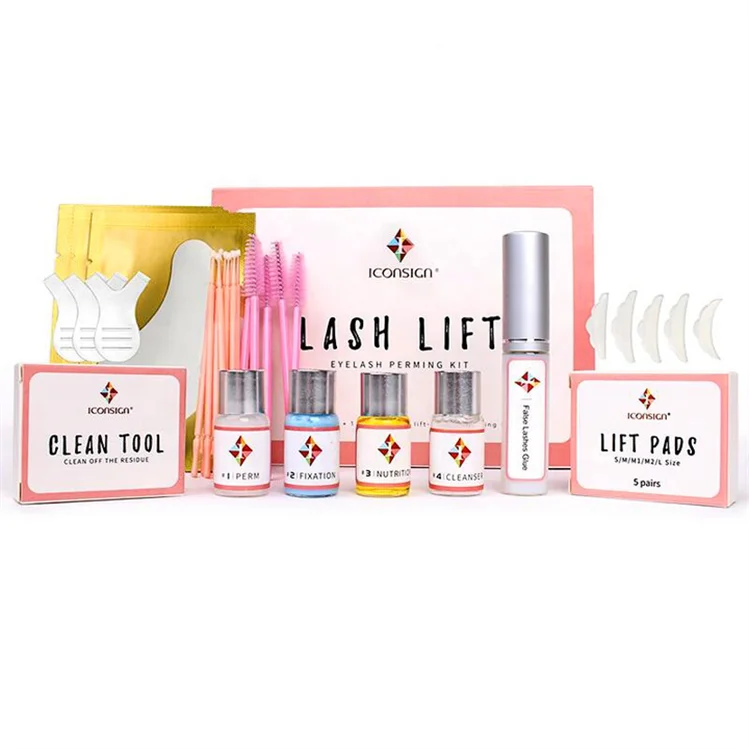Professional Private Label Keratin Eyelash Perming Lamination Lifting Perm Lash Lift Kit with Custom Logo
