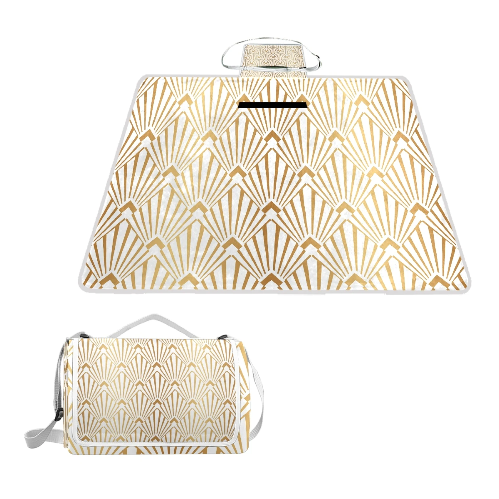 

Promotional fashion foldable custom LOGO printing waterproof sand proof beach picnic blanket portable cheap price, Customized