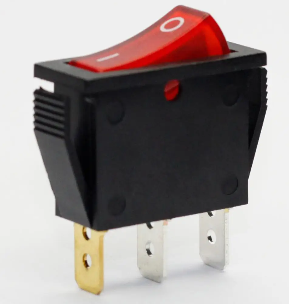 33*22 Small On Off Appliance Toggle 16a 125v 8a 250v Rocker Switches 6