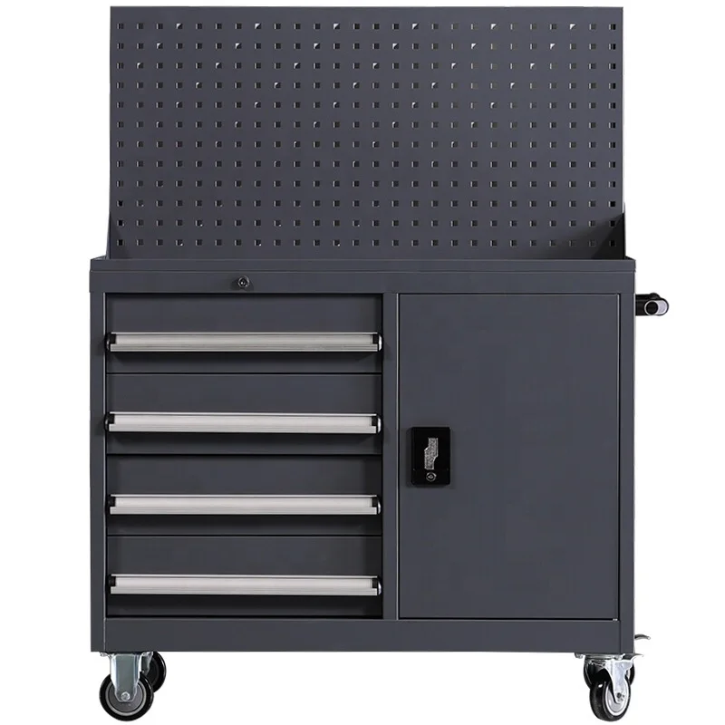 26 Inch Tool Chest Tool Trolleys 5 Drawers With 4 Wheels And 2 Brakes,3