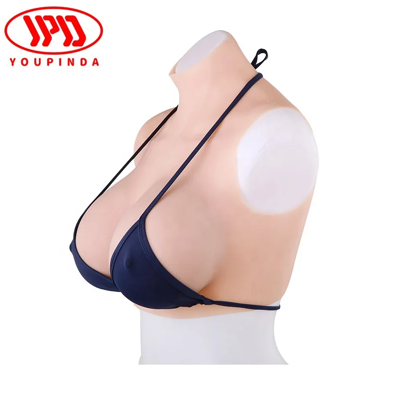 
G Cup Half Body Trandsgender Tits wearable breast silicone breast forms Boobs for men Crossdresser withBreast Form 