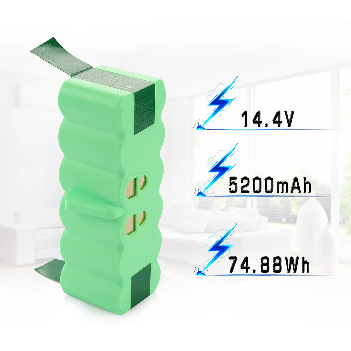 

Power Tools Battery For ROOMBA Irobot 500 5200mAh Cordless Impact Hammer Drill Li-ion Replacement Rechargeable Portable Battery