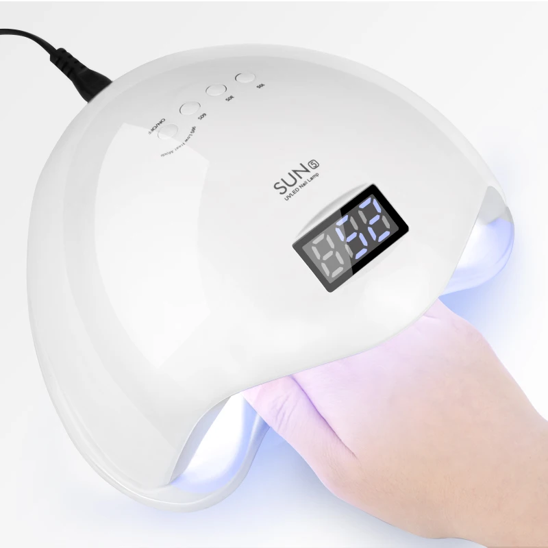 

new nail curing lamp for all kinds of gel Sun5 48w led uv nail lamp art machine equipments nail dryer