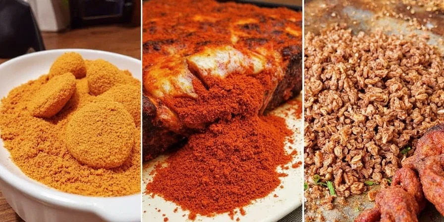 Spices stored in dark kitchen cabinet