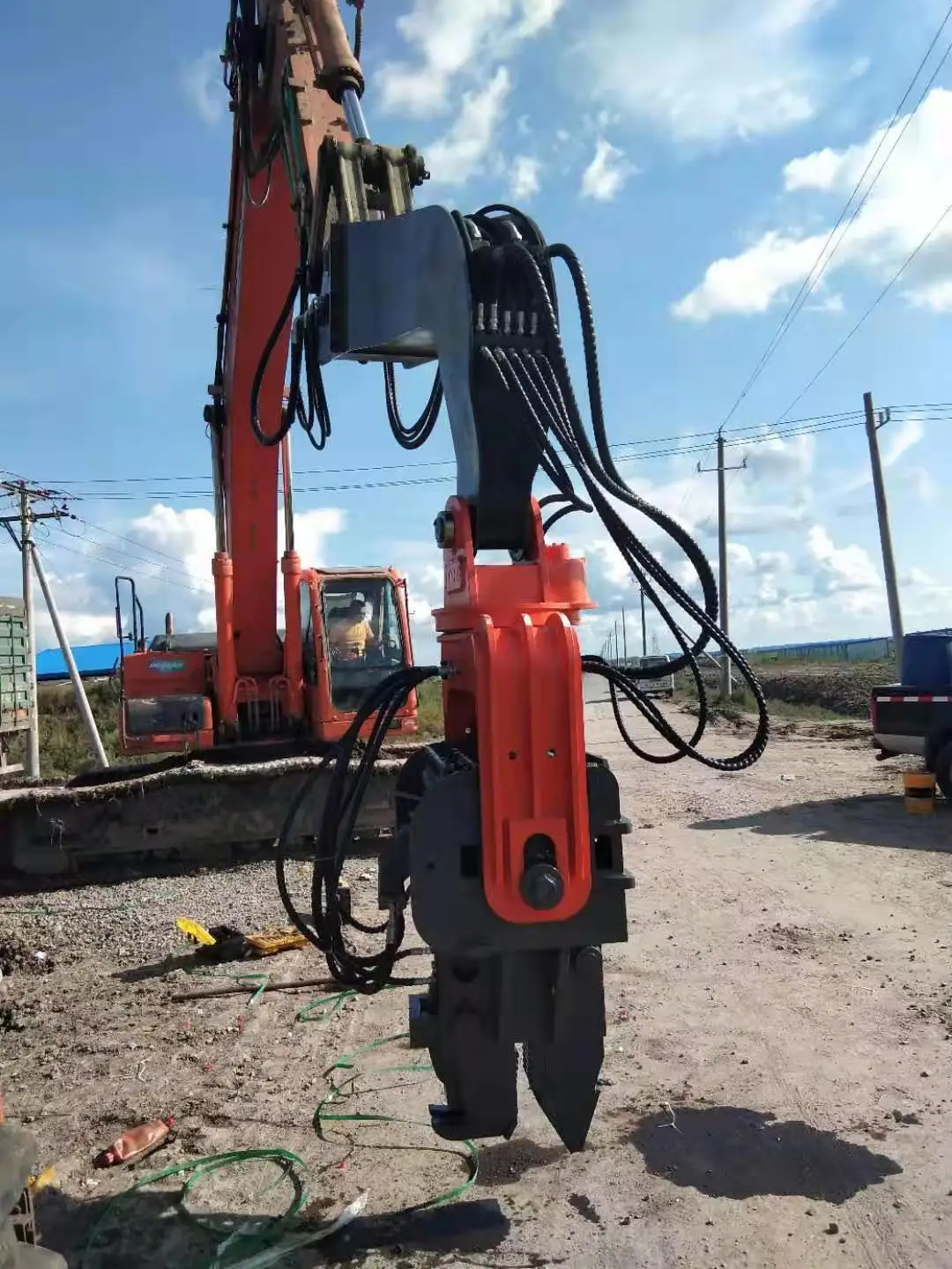 Various Models Types Sj200 Helical Pile Driver Machine Hydro-press Pile ...