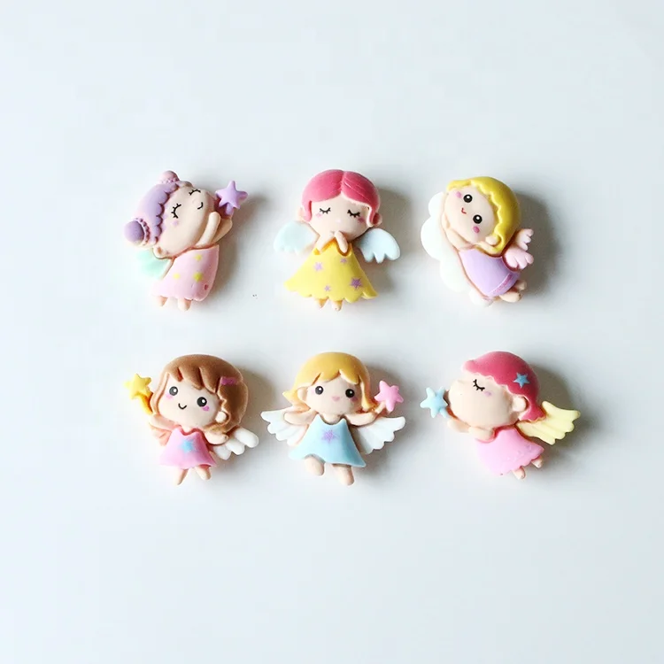 

QIYUE Online Sale 3d Cute Cartoon Little Angel Resin Fridge Magnet