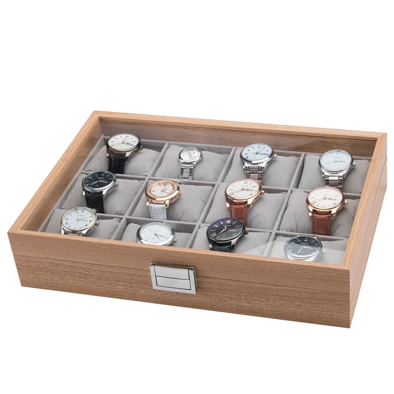 

Luxury Modern Storage Watch Box Packaging Box 12 Watch Box Wooden Series