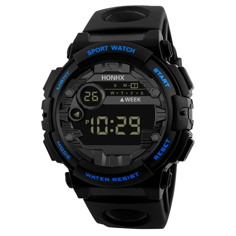 

HONHX Brand Luxury Men Digital Watch Military Men Outdoor Electronic Day Date Clock Waterproof Sport LED Wrist Watch relogio NEW