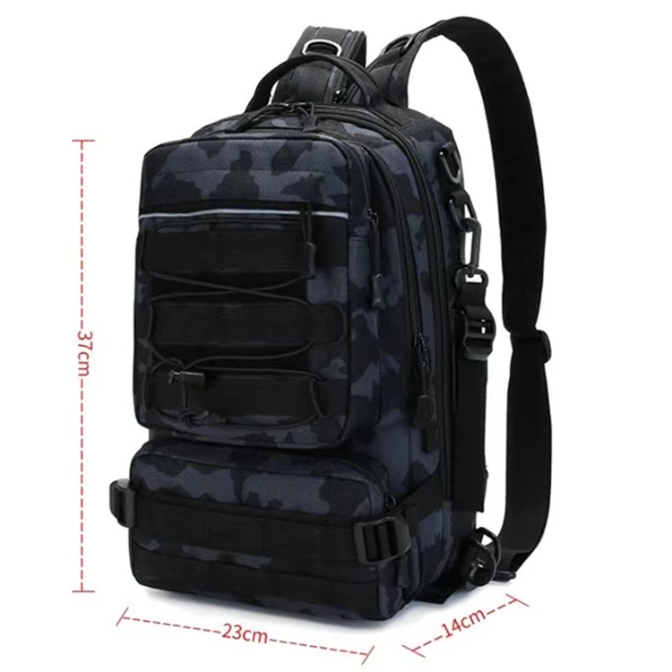 

Outdoor oxford cloth multi function road subpackage large capacity colorful fishing lure bag, 6 colors
