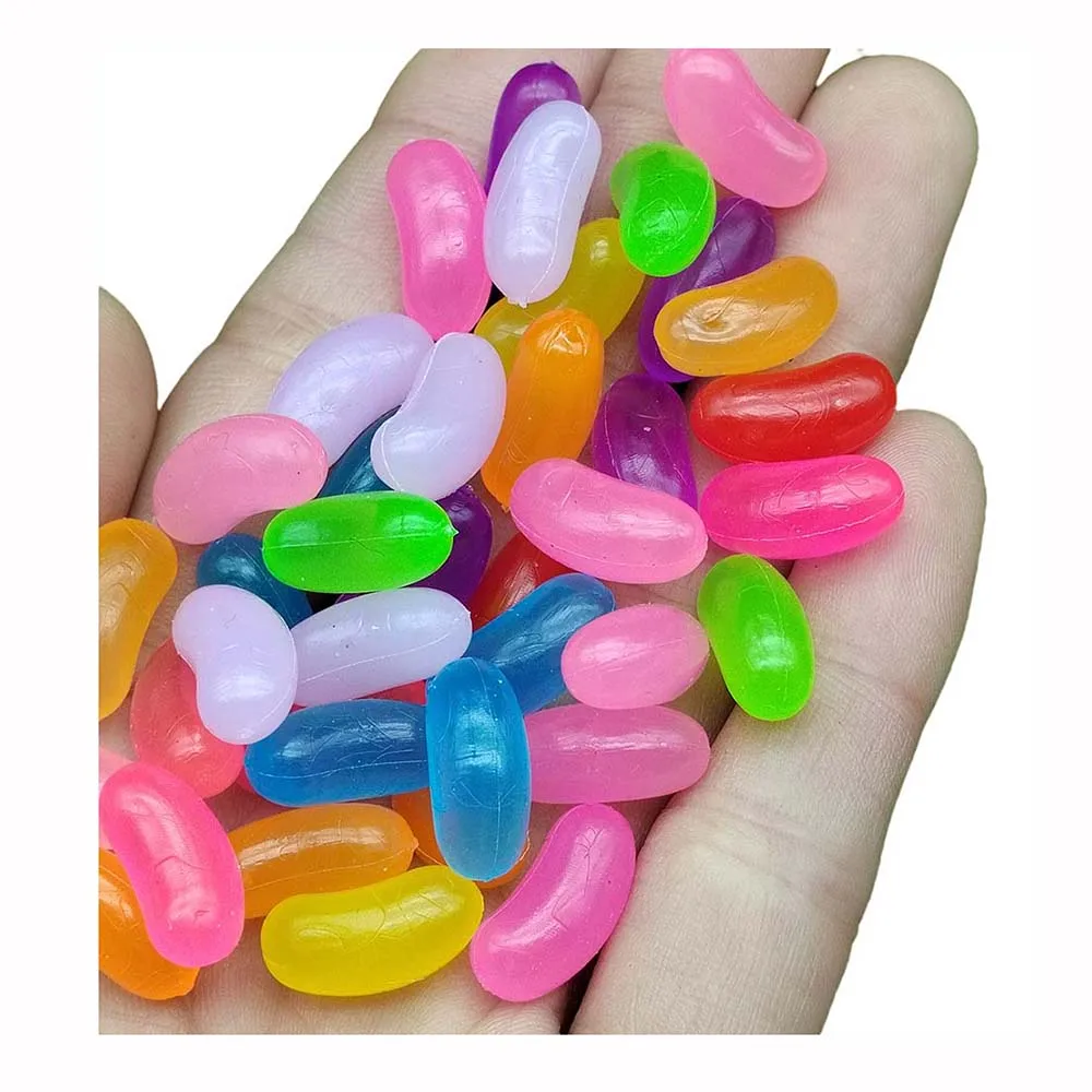 

Mixed Color Resin Flat Back Cabochon Kawaii DIY Resin Craft Decoration Artificial Jelly Bean Embellishment