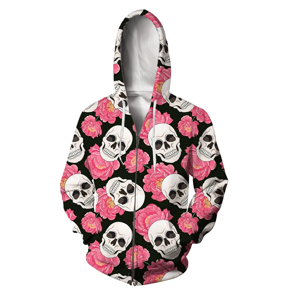 

Drop Shipping Clothing 3d Customized Printed long thick men zip up hoodies