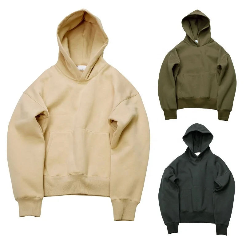 

Basic Blank Hoodies Sweatshirts Custom LOGO Mens Oversized Drop Shoulder Sweatshirt Pullover Hoodie Plain Dropshipping