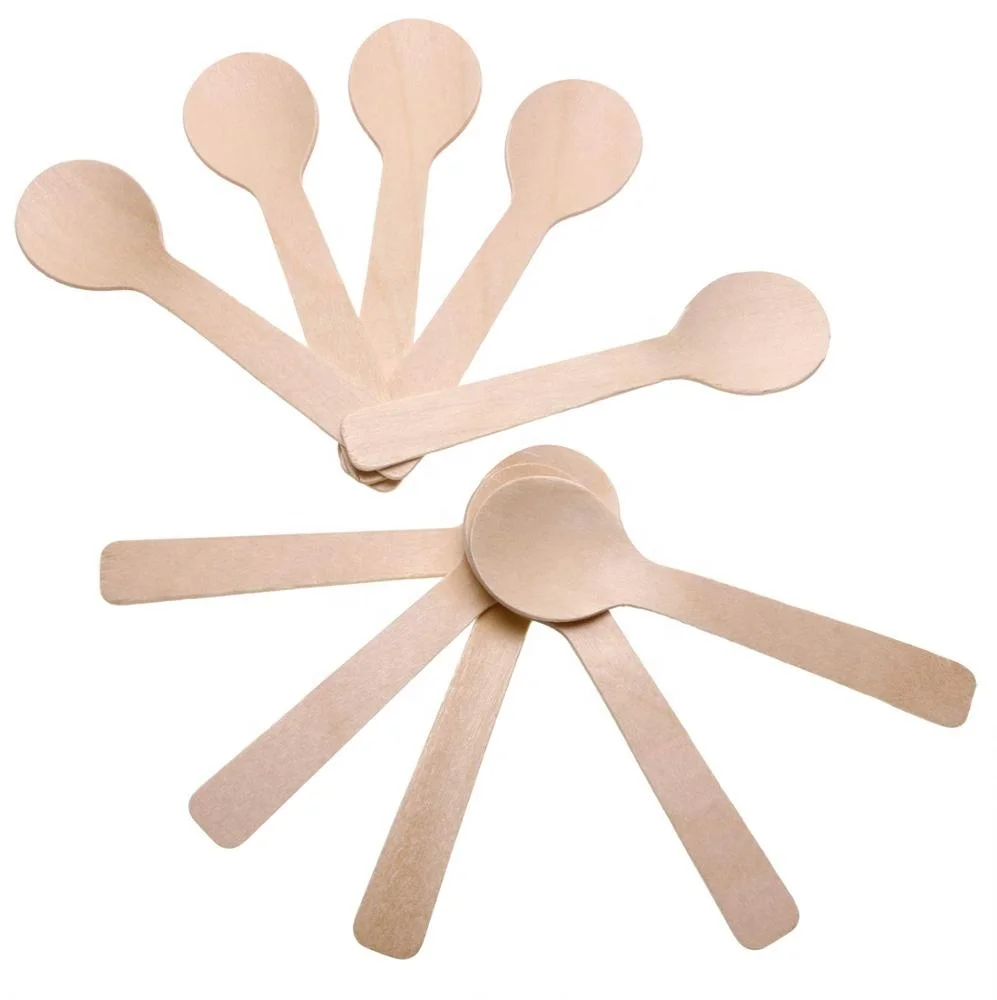 

Spice Small Wooden Spoon Engraved Wooden Cooking Spoon with Logo, Wood color