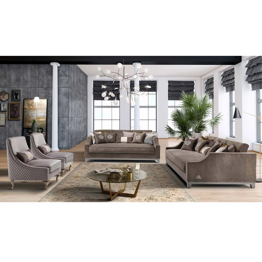 Nordic Modern Sofa Set Design Living Room Furniture Sofa Set With ...