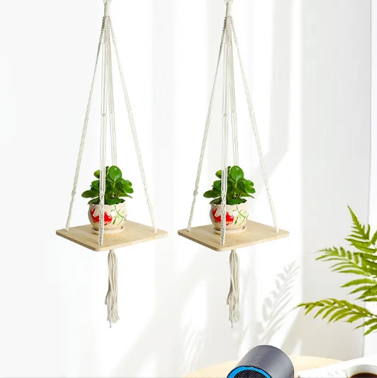 

Macrame Plant Hangers Indoor Outdoor Hanging for Home Decoration&