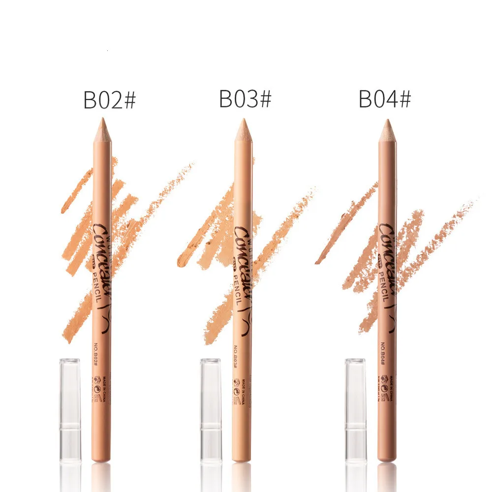 

12 pcs wooden rod pen teasing printing pen covering color repairing high gloss pen