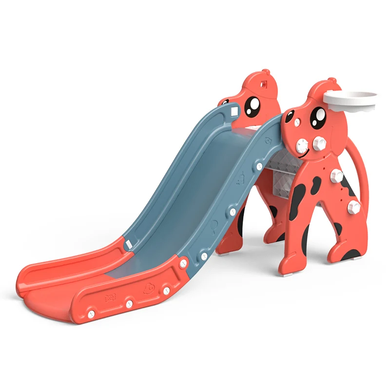 

Hot Selling Play Equipment Plastic Multifunctional Children's Playground Slide, Red, custom