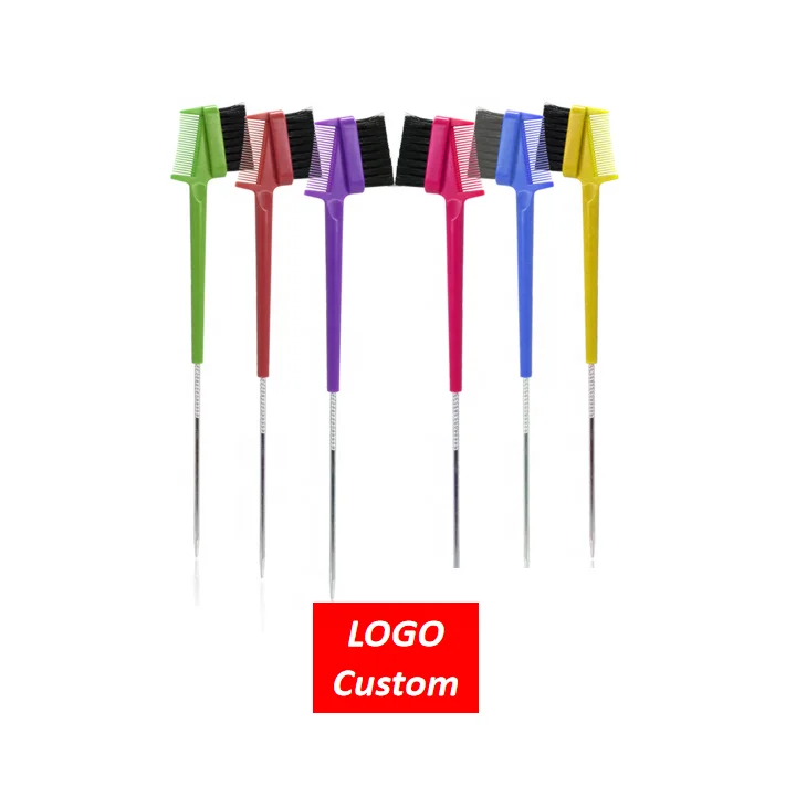 

Factory wholesale Low MOQ LOGO Custom mini edge hair brush