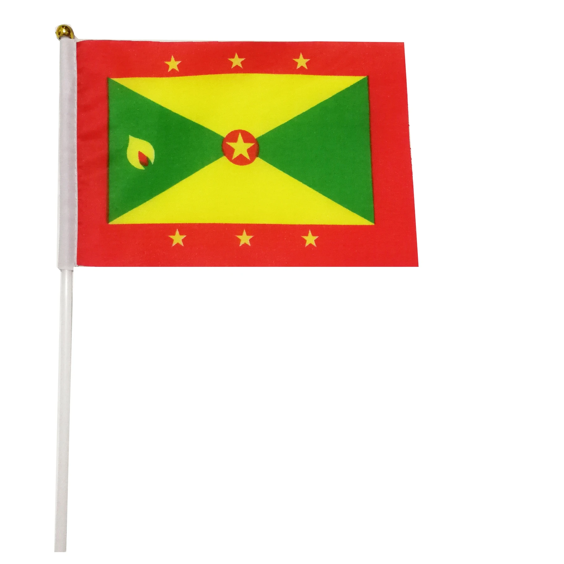 

Free Shipping Grenada Flag 14x21CM Polyester Table Flags Flying Country Shaking National World Waving Grenada Hand Flags