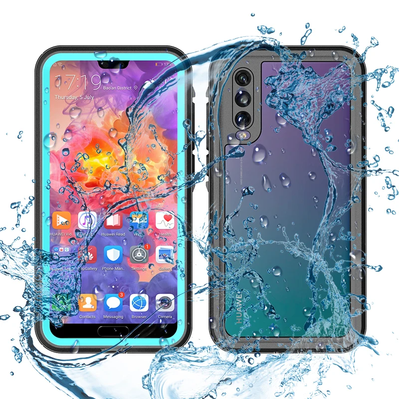 

2021 New Arrive Full Protection PC+TPU Bumper Luxury Mobile Phone Case For Huawei P20 pro waterproof shockproof, White,black,blue,green,purple, pink or custom