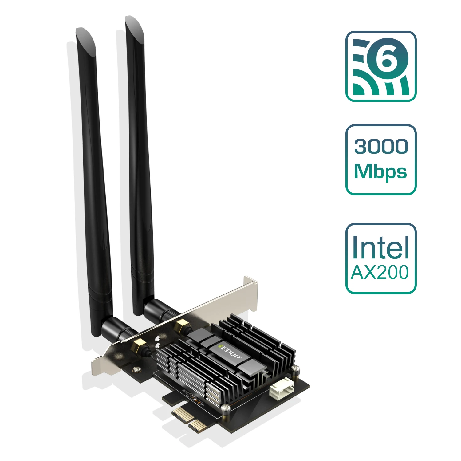 Edup Oem Odm Intel Ax200 Pci Express Wifi Card 3000mbps Wifi6 Pci E Network Card For Pc Use Wifi Adapter Buy Intel Wifi6 Ax200 Pcie Card Ax3000 Wifi6 Desktop Pci E Network Card Pci E Wifi Adapter Card