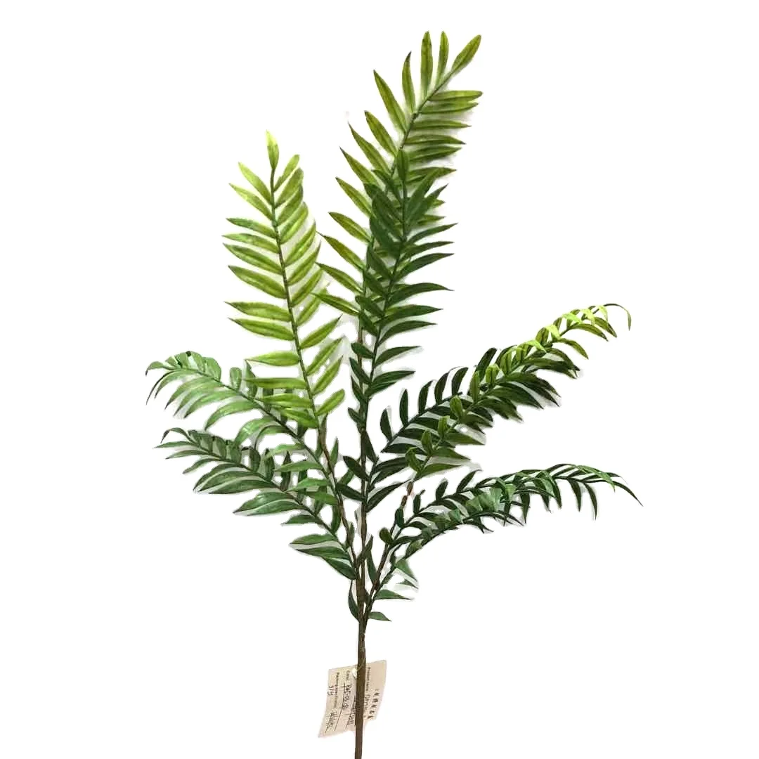 

32 inch faux green Shrubs plants leaves artificial Money Evergreen leaves branch, Natural color