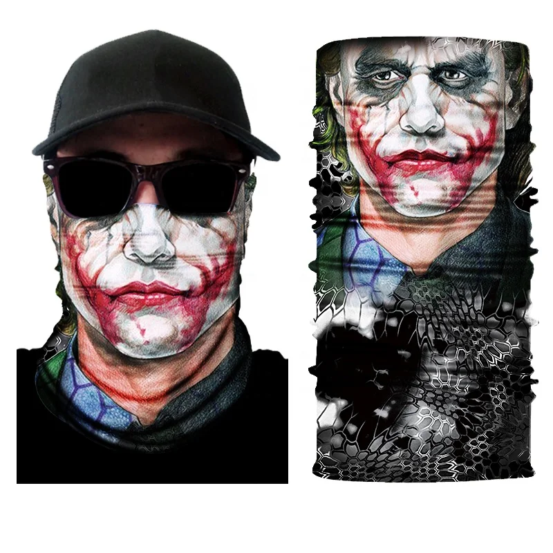 
Wholesale Multifunctional Seamless Elastic Skull Custom Tubular Bandana/ Face shield/Neck warm /Head scarf 