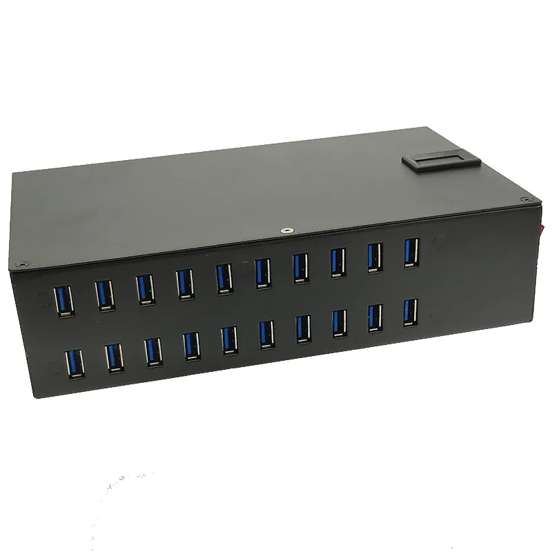 

Industry Customized Port USB Fast Charging Station USB Power 300W High Speed Hub USB 50 Port, Black