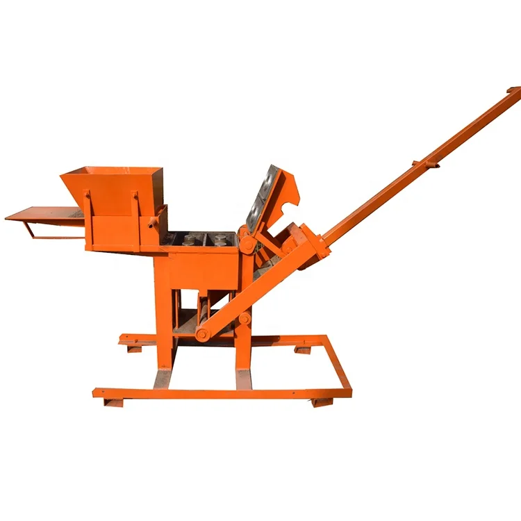 
Small soil clay manual lego brick machine QMR2-40 manual interlocking brick machine 