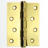 4"x3"x2.5mm 4BB Residential Ball Bearing Steel Hinges for Doors Satin Chrome