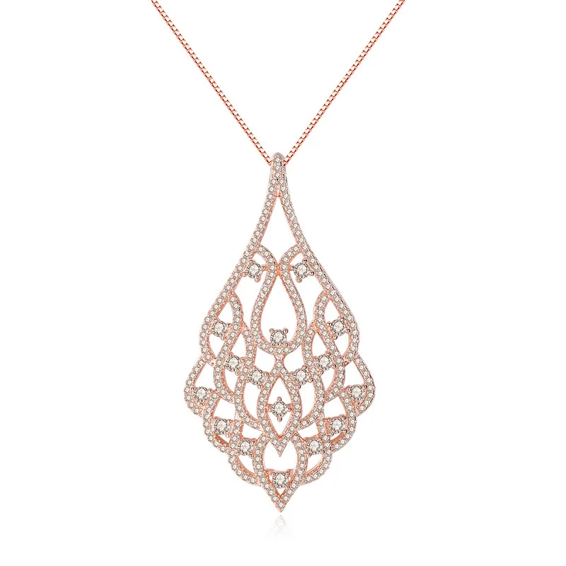 

925 Silver Planet Necklace Simple Personality Necklace Maple Leaf Pendant Jewelry