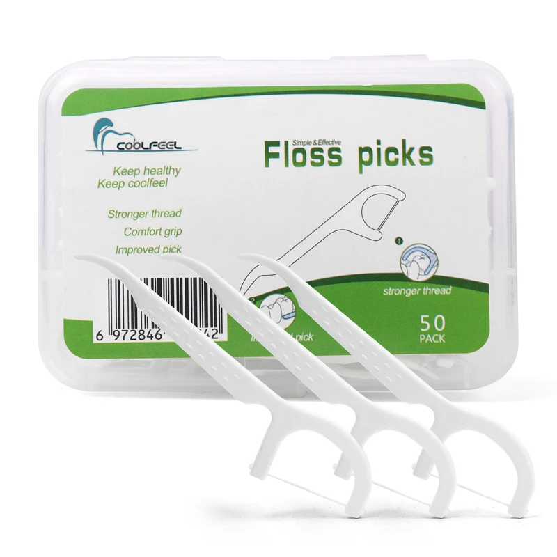 

Top quality eco friendly dental floss picks organic dental tooth picks, Customized color