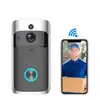 doorbell with camera 720p wifi ip wireless hidden spy smart ring doorbell with long battery life