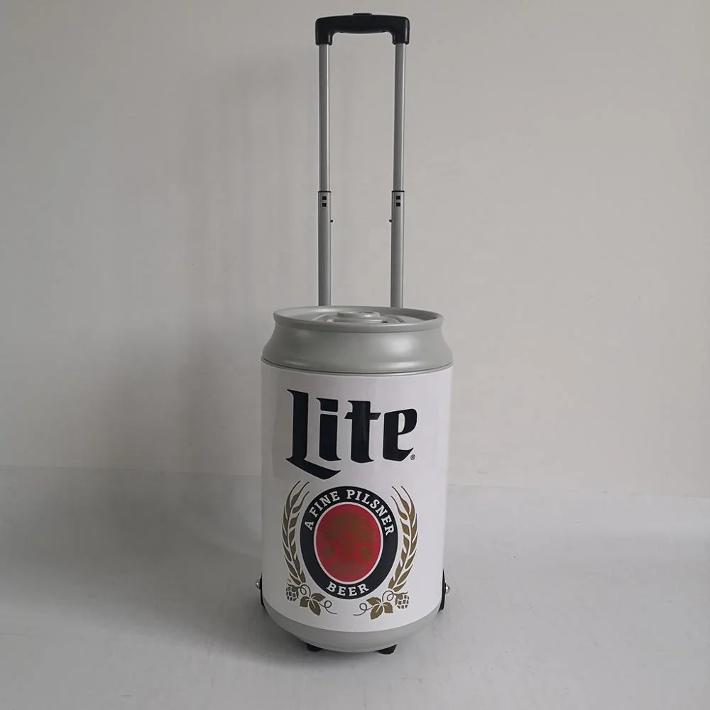 5 gallon plastic beer can shaped cooler box for ice bucket with handle