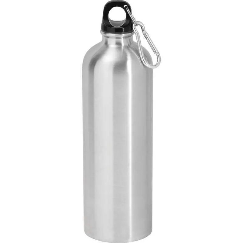 

New 500ML/750ML Sliver Aluminum Water Flask Double Wall Vacuum Insulated Bottle Sports Travel Climbing Hiking Bottles