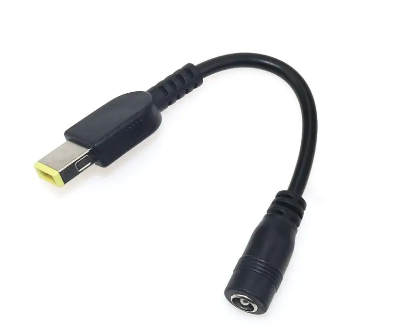 

5.5*2.5mm Round Jack to USB Square connector Power Adapter Converter Cable For ThinkPad YOGA 11 13 G500 G505 DC Jack Cord