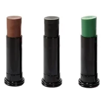 

3Pcs Military Woodland Camouflage Oil Camo Color Body Face Paint Tube Stick for Outdoor Field CS Tactical Colors Equipment